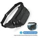 thumbnail image 5 of Fanny Pack / Fanny Pack para Hombres y Mujeres - Black Fanny Pack Fanny Pack Ligero Urbano Seguro para Viajes, Fanny Pack Senderismo al Aire Libre JM MX-0136148FYD, 5 of 5