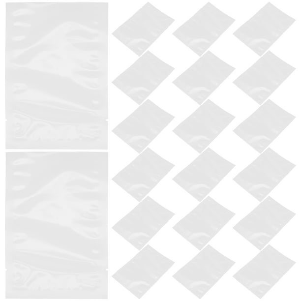 100 bolsas de plástico transparente para almacenar alimentos, selladas al vacío, para galletas, dulces y joyas, embalaje para pequeñas empresas