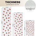 thumbnail image 4 of Red Strawberry Plants Fruit Dot White Pattern Kitchen Rugs Sets Of 3,Kitchen Runner Rugs Non Skid Washable,Decorative Kitchen Floor Mats for Kitchen,Sink,Laundry,17"x30"+ 17"x47" + 17"x59", 4 of 6