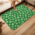thumbnail image 3 of Front Door Mat 19.7"x31.5", Green Flowers Non Slip Backing & Low Profile Doormats, Absorbent Muddy Dirt Trapper Door Mats for Front Back Door Entryway Nature Farmhouse Botanical Wild Floral, 3 of 9