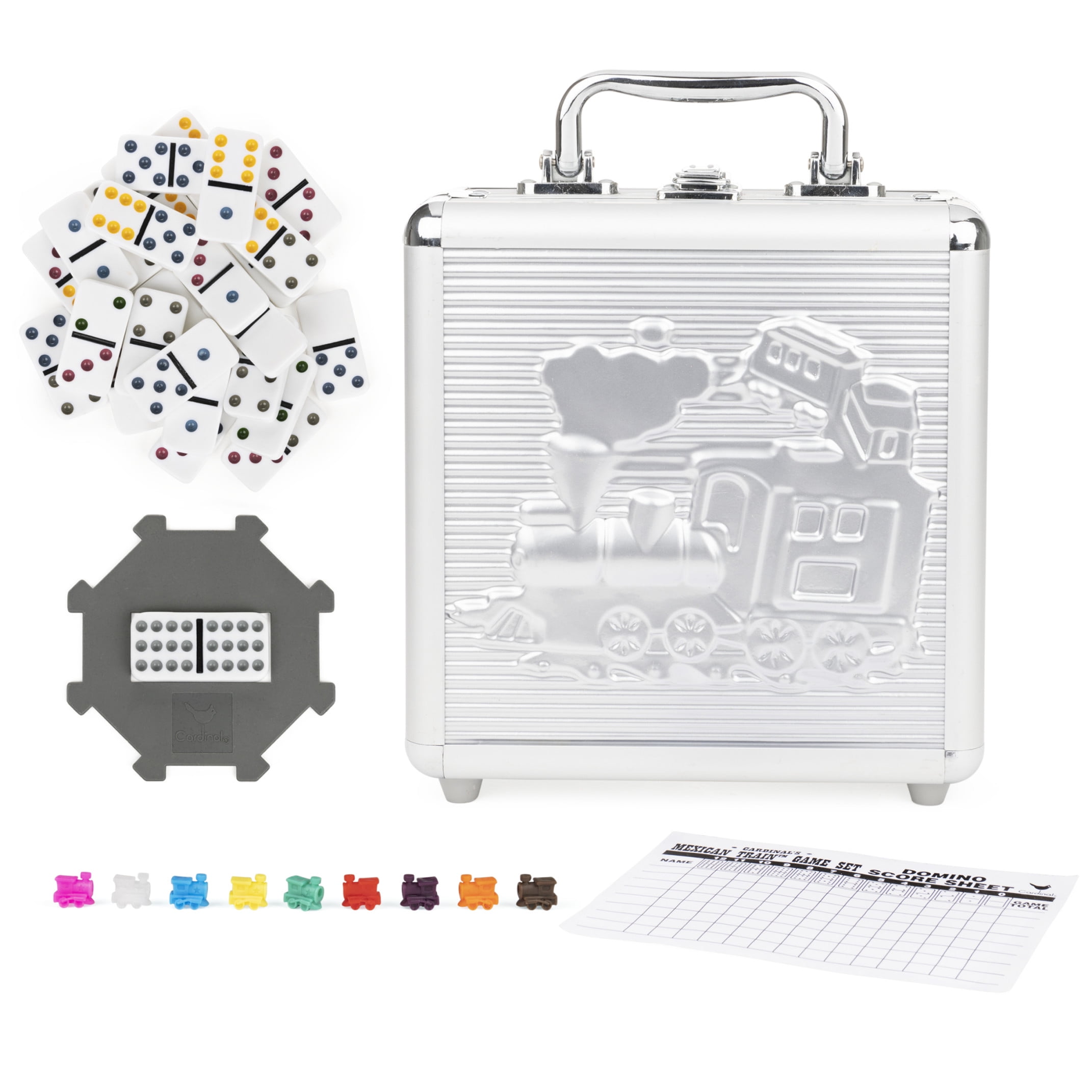 Cardinal Classics Mexican Train Dominoes Set, for Ages 8 and