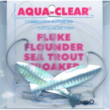 Aqua Clear FW-2AHS Hi/Lo Fluke/ Flounder/Trout/Croaker Sil (Best Way To Fish For Flounder)