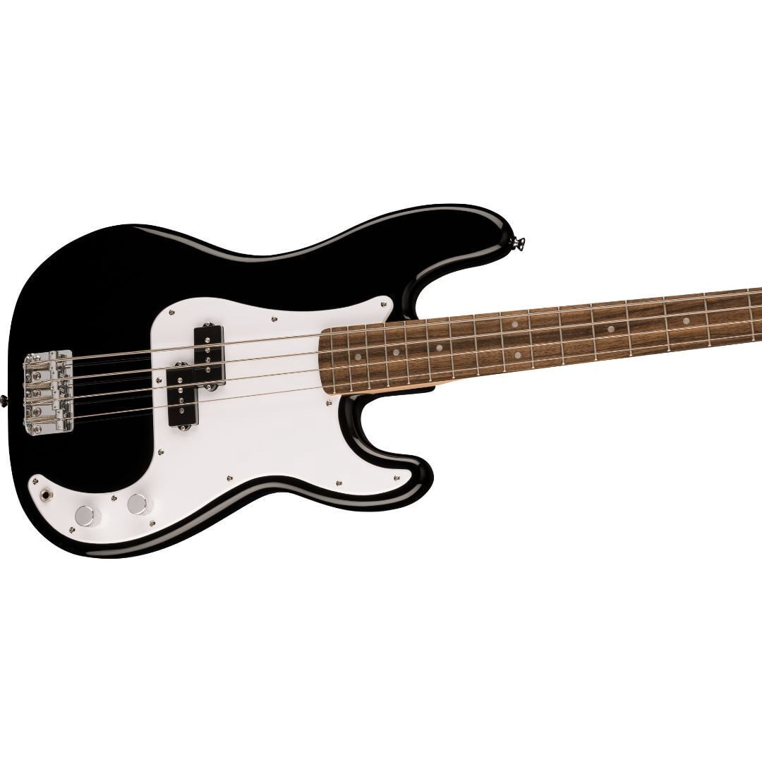 Fender Squier Sonic Precision Bass 4-String Right-Handed Bass Guitar with Poplar Body and Indian Laurel Fingerboard (Black)