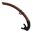 thumbnail image 2 of Palantic Brown Spearfishing Free Dive Low Volume Flexible Snorkel, 2 of 2