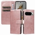 thumbnail image 4 of Wallet Case for Google Pixel 9 Pro XL 5G Flip Cover with Card Slots, Magnetic Stand & Strap Pink, 4 of 7