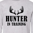 thumbnail image 4 of Inktastic Hunter in Training Long Sleeve Youth T-Shirt, 4 of 5