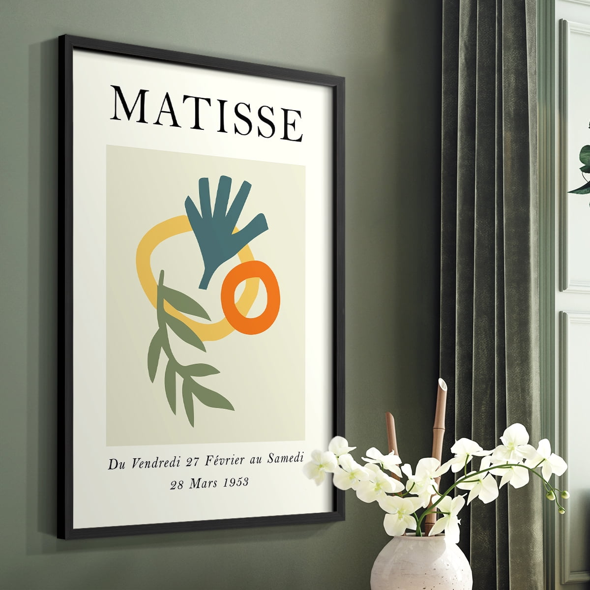 Matisse CCLXXX in Solid Wood 8 x 10 Framed Print