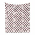 thumbnail image 1 of Pastry Soft Flannel Fleece Throw Blanket, Donuts Strawberry Sprinkles Dessert Yummy Delicious Bakery Goods, Cozy Plush for Indoor and Outdoor Use, 70" x 90", Pale Fuchsia and Sand Brown, by Ambesonne, 1 of 5