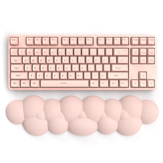 Reposamuñecas Para Teclado Cotton Cloud Gaming Keyboard Wrist Pad Antideslizante Ergonómico Para Computadora Portátil Home Office Likrtyny Para estrenar