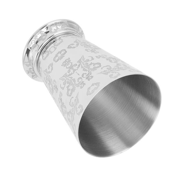 Drinking Glass, Cocktail Cup Practical Engraved For Bartender Leaf Pattern Carving,Totem Pattern Carving