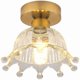 thumbnail image 1 of Nordic simple crystal ceiling lamp foyer bedroom living room dining room ceiling lamp, 1 of 4