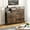 Rustic Brown, variant on 2025 New Dresser TV Stand with Power Outlet, Bedroom Dresser with 9 Drawers, Chest of Drawers for Living Room, Hallway