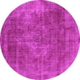 thumbnail image 1 of Ahgly Company Indoor Round Oriental Pink Industrial Area Rugs, 8' Round, 1 of 4