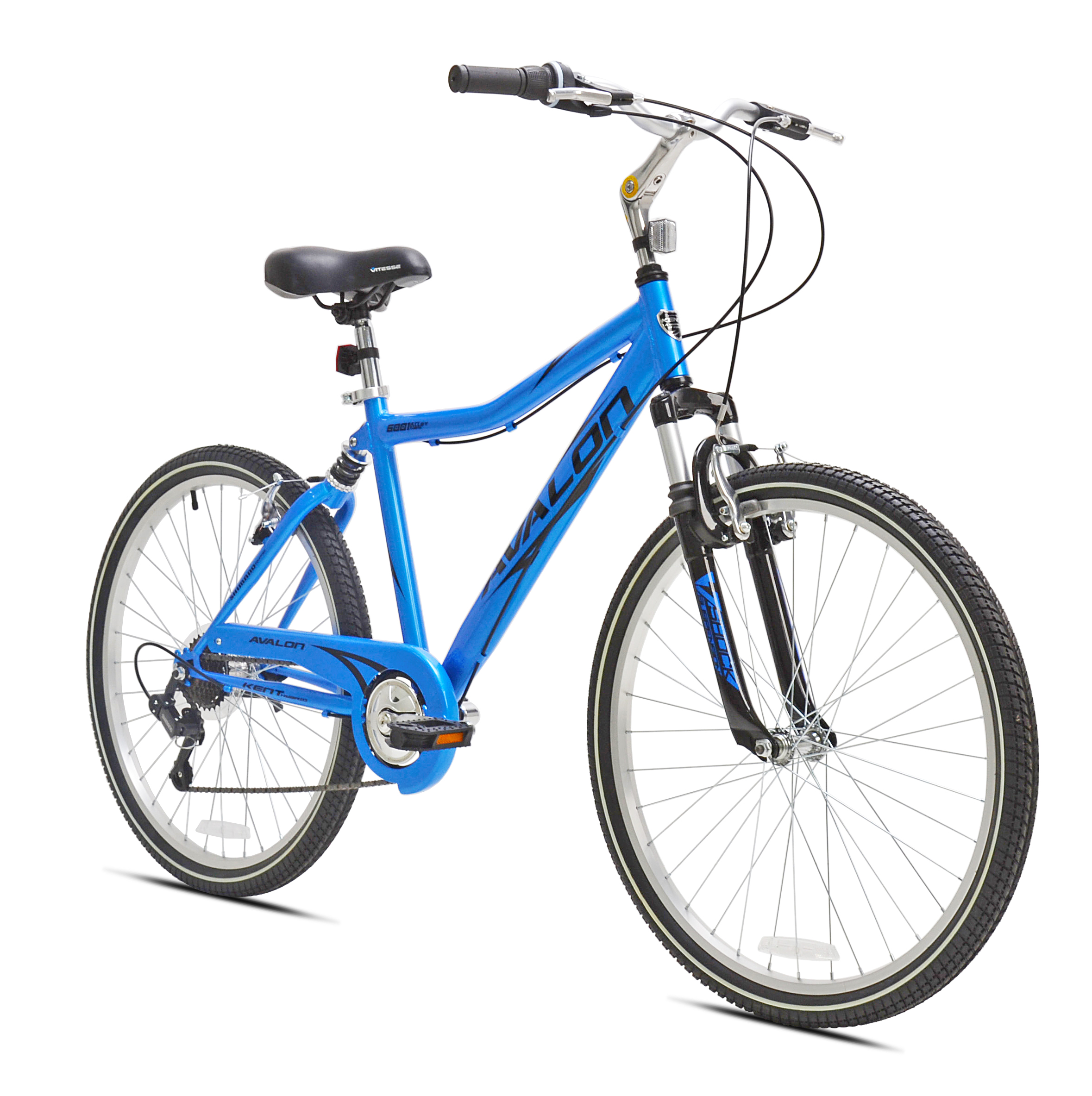 Kent Bicycle 26" Avalon Comfort-Hybrid Men's Bicycle, Blue - image 3 of 7