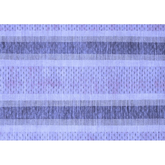 Ahgly Company Machine Washable Indoor Rectangle Abstract Blue Modern Area Rugs, 8' x 10'