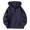 Navy Sweatshirts 1PC, variant on MEZZALL Sweatshirts For Women Solid Color Long Sleeve Hoodies Unisex Zip Loose Fit Street Style Basic Daily Outdoor Leisure Travel Tops