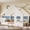 Light White, variant on CZBZ Full House Floor Bed with Window & Built-in Shelf, Solid Wood Montessori Low Profile Bed Frame, Playful Roof Design, No Box Spring Needed, Easy Assembly, Noise Free, 400LBS Capacity
