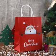 thumbnail image 4 of Bolsas de regalo de papel Kraft para Navidad, 5 piezas, decoraciones para el hogar, adornos navideños, Año Nuevo 2023, 4 of 4
