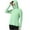 Green-01, variant on Xfvqtps Womens Light Jacket with Thumb Hole Cooling Ice Silk Sun Protection Hoodie Full Zip Solid Color Shirts for UV Outdoor Hiking Running Green-01