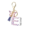 thumbnail image 2 of Elegant Fashion Key Chain with 26-Letter Pendant and Tassel, Gradient Design for Backpacks or Car Keys, Multi-Functional Accessory for Daily Style, 2 of 5
