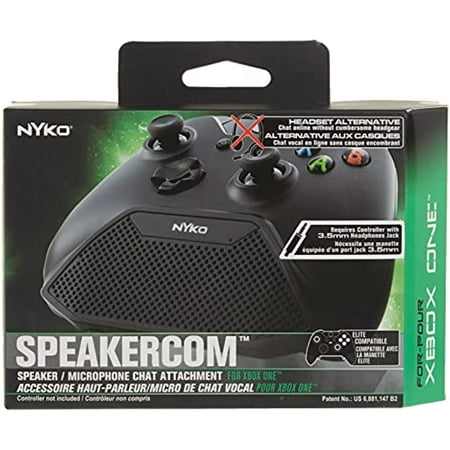 Nyko SpeakerCom Speaker Microphone for Xbox One (Controller not included), Black
