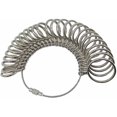 thumbnail image 2 of Ring Mandrel Sizer Gauge Metal Jewelry Measure Size 1-13 with Rings Finger Gauge Set of 27 Pcs Circle Models Jewelers Sizers Tools Finger Sizing Measurement Set with 2 Black Ring Belt, 2 of 5