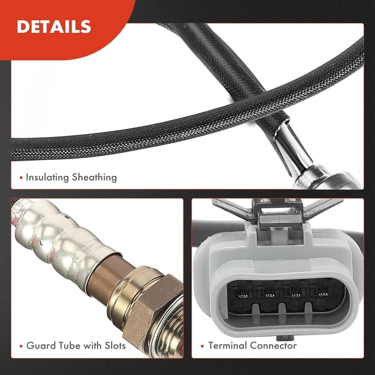TRQ 4 Piece Set O2 Oxygen Sensor 4 Wire Compatible Kenya