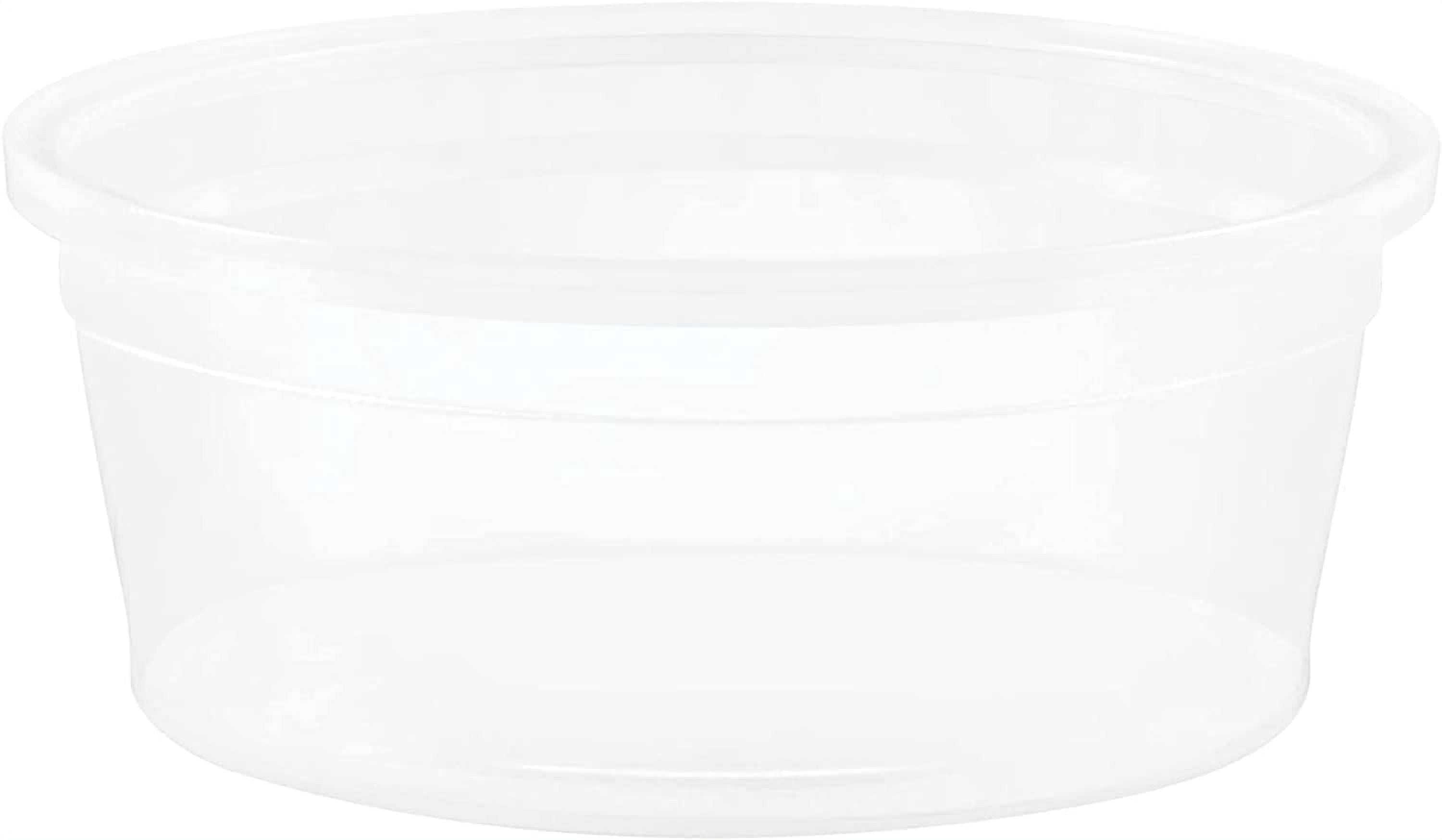 Snapware Plastic Small Round Containers - 2 Pack - Transparent, 1.2 c -  Kroger