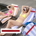 thumbnail image 4 of CUITING Elastic Beach Chair Towel Straps Secure Binding Bands For Sand Days At The Shore Beach & Pool & Cruise Chairs Stretch Silicone Beach Towel Clips Towel Bands Foam Noodles, 4 of 5