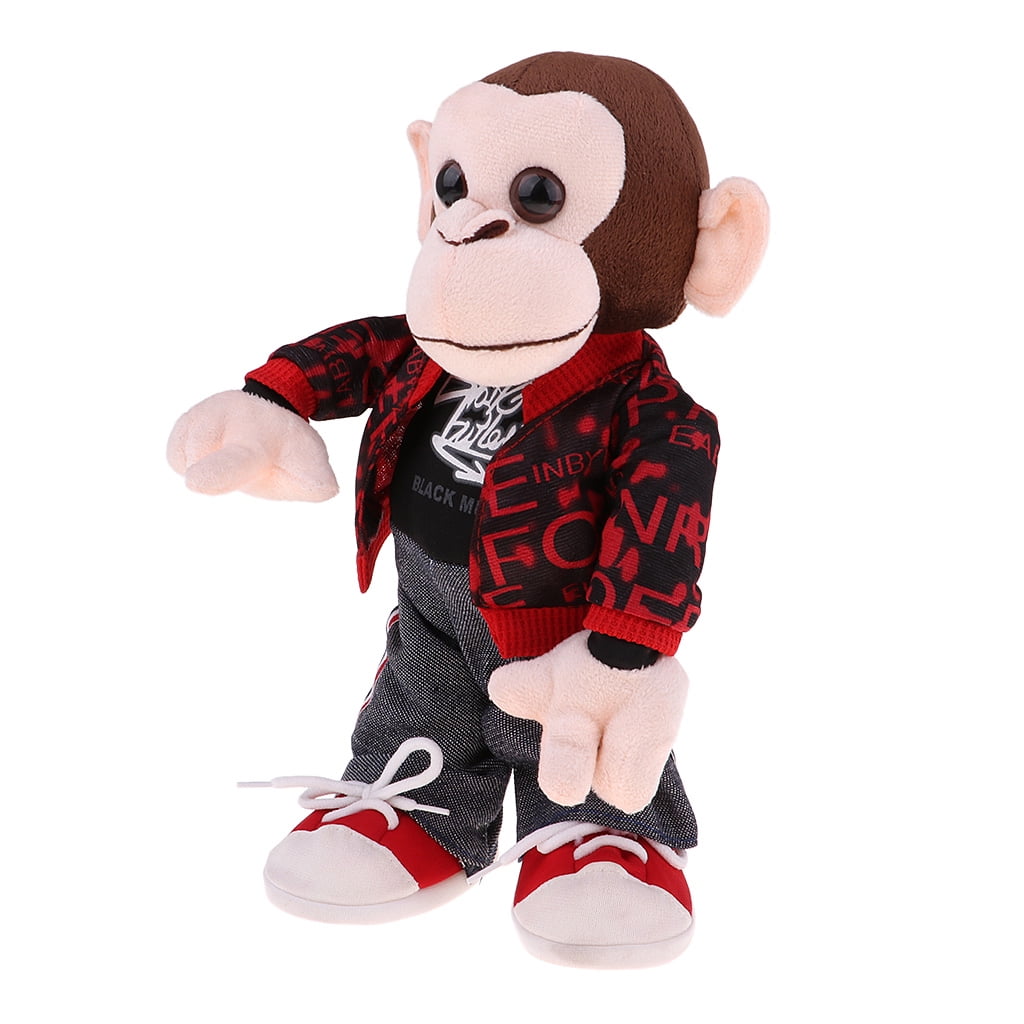 Plush Animal Monkey Toys Dancing Animal for Friends Family Gifts 
