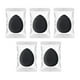 thumbnail image 5 of 5x esponja para polvo para dedos, esponja, almohadillas de maquillaje para cara y ojos, esponja para mezclar, esponja de maquillaje para base en crema Negro, 5 of 8