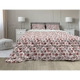 thumbnail image 1 of Dessert Comforter & Sham Bedding Set, Delicious Cake Slices with Different Flavors Pastry Strawberry Chocolate Food Art, 3 pcs Duvet Set Microfiber Filling Quilt, 5 Sizes, Multicolor, by Ambesonne, 1 of 4