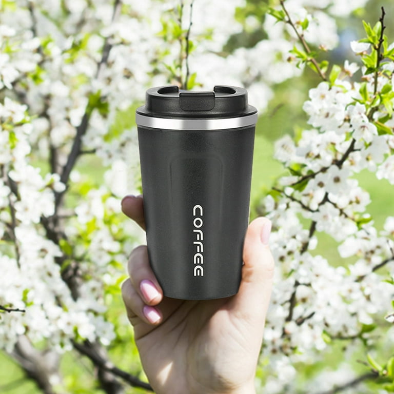 13oz Coffee Mug to Go Stainless Steel Thermos Double Wall