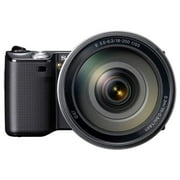 Sony alpha NEX-5 14.2 Megapixel Mirrorless Camera with Lens, 18 mm, 55 mm, Black