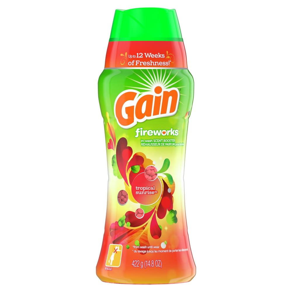 Gain Fireworks, Tropical Sunrise, 14.8 oz InWash Scent Booster Beads