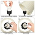 thumbnail image 7 of HAITRAL Contemporary Black Bedside Metal Table Lamp, Set of 2, 7 of 7