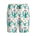 thumbnail image 4 of Wukai Hello Summer Men’s Short Pajama Pants With Pockets Soft Sleep Pj Shorts for Men-4X-Large, 4 of 6