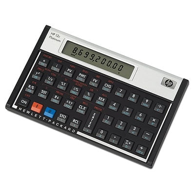 Hp 12c Platinum Financial Calculator Walmart Com