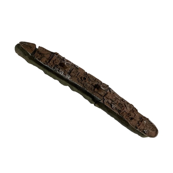 Billuyoard Adornos decorativos para acuario, pecera, barco TITANIC, naufragio, 38CM decoración del acuario