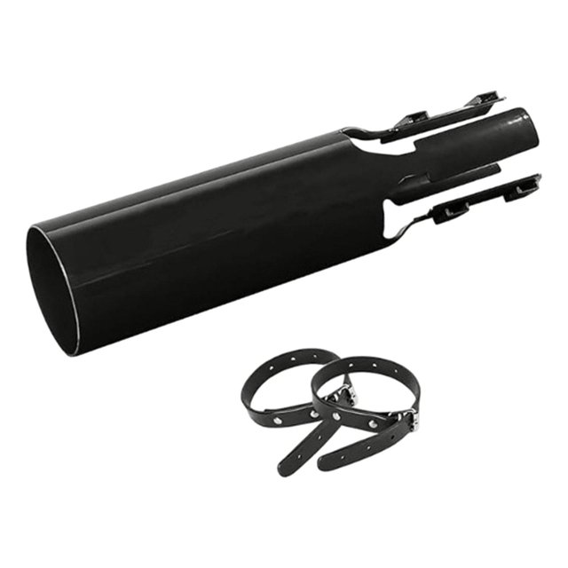 Boquilla para soplador de hojas de fácil instalación, universal, compacta y versátil. Negro