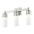 thumbnail image 4 of Livex Lighting  3-Light Brushed Nickel Bath Vanity, 4723-91 - 17.5" W x 10.75" H x 4" Ext., 4 of 5