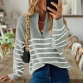 thumbnail image 4 of Vedolay Womens Sweaters Womens Pullover Sweater 2023 Fall Casual Long Sleeve Turtleneck Loose Tops,Gray XL, 4 of 5