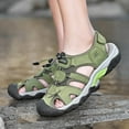 thumbnail image 2 of Mostsola Mens Hiking Sandals Closed Toe Arch Suppurt Athletic Shoes Comfortable Casual Water Shoes, 2 of 9