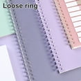 10Pcs 12mm Binding Ring 30 Holes Reusable Antideformed Waterproof Flexible DIY Plastic Spiral