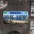 thumbnail image 2 of Chapa Metal Vintage Janeiro Pintura Hierro Rectangular 30x15cm, 2 of 8