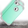 thumbnail image 7 of JTCASES for iPhone 7 Plus/8 Plus Case, Drop Resistant Corners, Wireless Charging, Heavy Duty Shockproof Hybrid Hard PC Bumper, Camera Protection, Skin-feel Anti-scratch Tough Cover, Green, 7 of 7