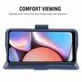 thumbnail image 3 of Samsung Galaxy A10S Case, Cell Phone Leather Sleeve PU Leather Cover Wallet Cell Phone Case Cover Compatible for Samsung Galaxy A10S Leather Case - Blue, 3 of 7