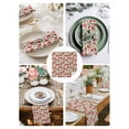thumbnail image 3 of Red Strawberry Cloth Napkins Set of 8 Reusable Dinner Napkins, Country Fruit Summer Retro Tropical Cocktail Napkin Washable Table Napkins for Wedding/Holiday Party/Baby Shower 20"x20", 3 of 7
