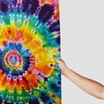 thumbnail image 3 of Awypu Art Abstract Tie Dye Yellow Green Red Color Modern Contemporary Design Ink Painting Decor Waterproof Shower Curtain Multiple Sizes Chic Modern Bathroom Decor White, 3 of 7