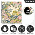 thumbnail image 5 of Yayeee Magnetic Dishwasher Cover for The Front Decoration Home Kitchen Machine Sticker Protector, Pink Floral Wave, 5 of 6